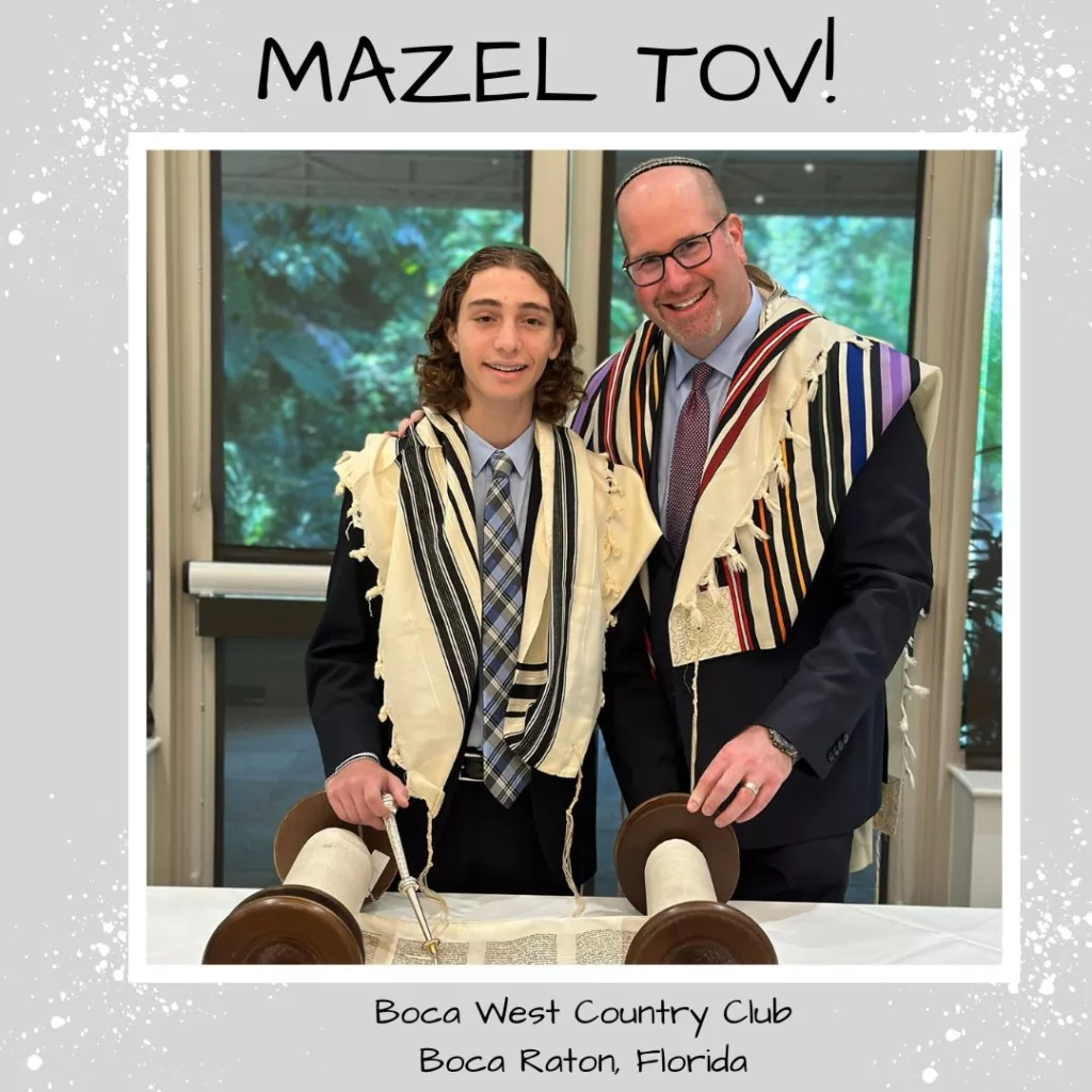 Boca Raton Bar Mitzvah - Florida Rabbi for Bar Mitzvahs
