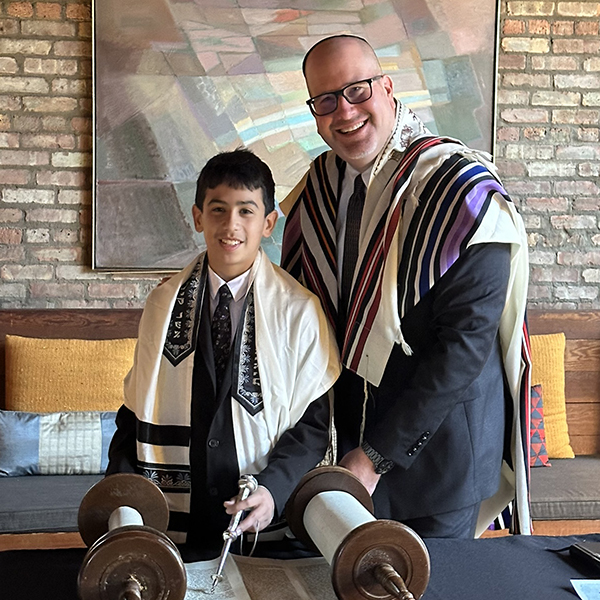 Bar mitzvah ceremony in the Chicago suburbs with Rabbi Jason Miller, offering meaningful, personal, and memorable officiation for this special milestone
