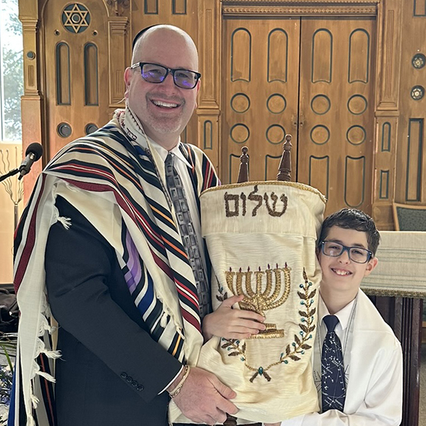 A beautiful bar mitzvah celebration at a synagogue in Connecticut with Rabbi Jason Miller, filled with meaning, tradition, joy, and family.